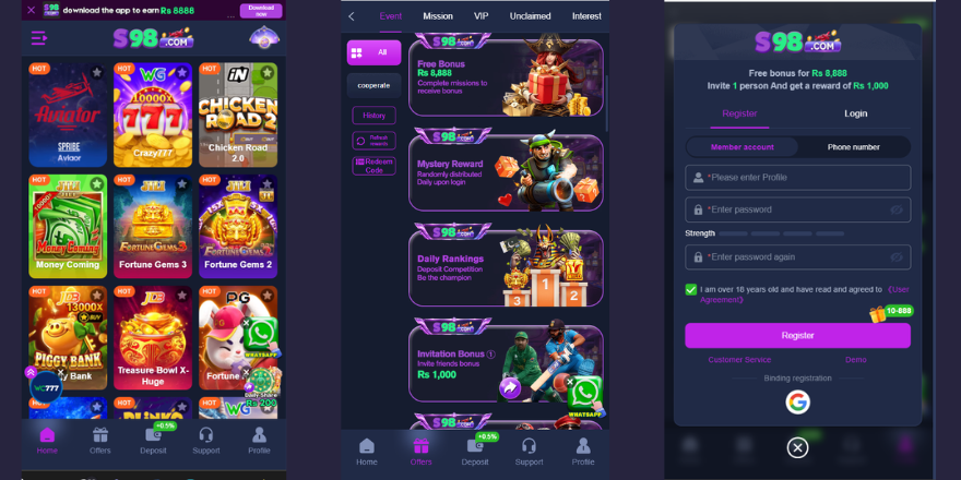 S98 Game